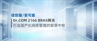 信创版/安可版Dr.COM 2166 BRAS网关：打造国产化网络管理的智慧中枢